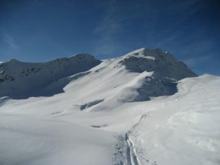 parte superiore dell'itinerario