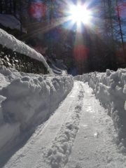La trincea di salita