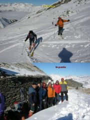 in punta e in discesa