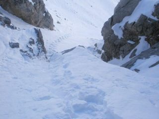 passaggio difficile pietre affioranti