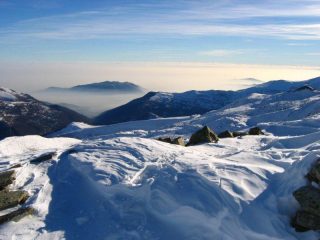 Panorama verso la valle Po