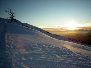 Primo sole sotto il Cugn
