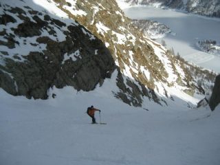 Pausa -durante ladiscesa- nella parte centrale del canale