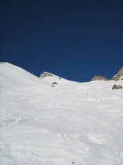 primo piano sulla crosta...con cima sullo sfondo