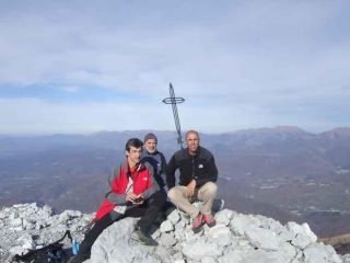 in vetta con carlo e augusto