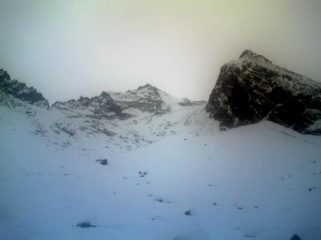 Cima Presena e a dx Passo della Sgualdrina