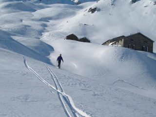 appena sotto alle baite