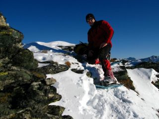in vetta alla Punta Falinère (16-12-2007)