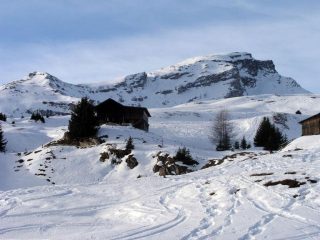 Piz Beverin visto da Dros