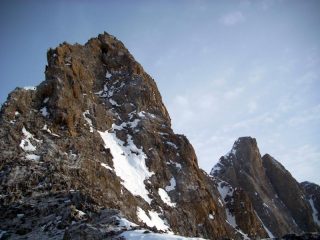 la cresta verso punta Elgio dal colle