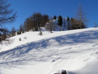 Il breve tratto di facile cresta