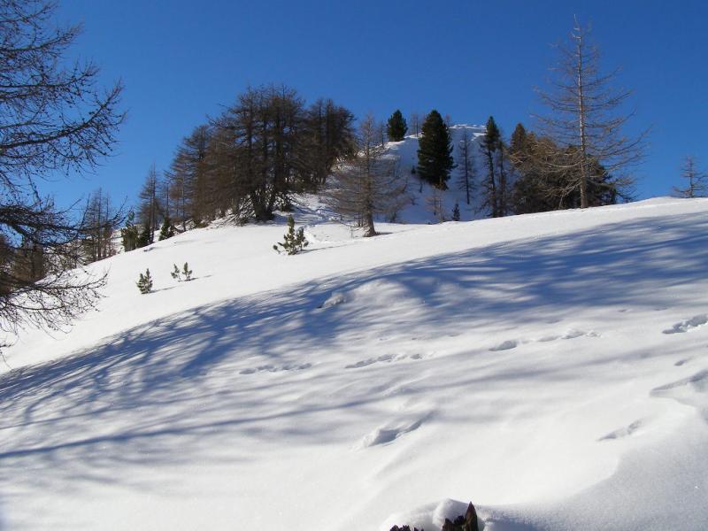 Il breve tratto di facile cresta