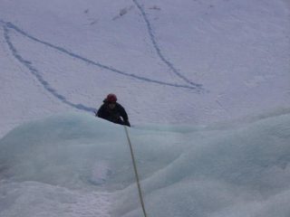 Davide in uscita dal primo tiro