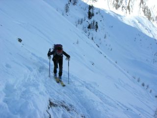 ..podina sul ripido costone finale..foto m.conti