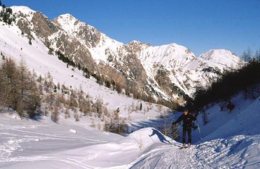 sullo sfondo a destra: Clot la Cime