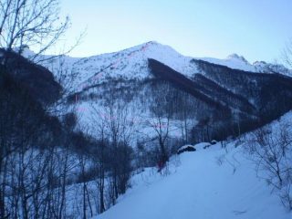 L'itinerario di salita