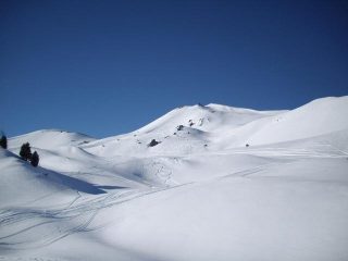 in vista della cima