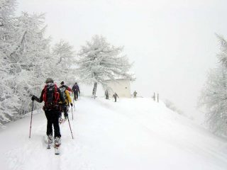 arrivo alla cappella