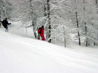 operazione di spinta durante la discesa