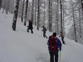 tornante durante la salita