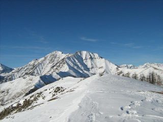 panoramica dalla cima verso Ovest