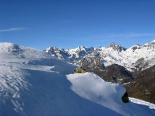 Panorama sul gruppo Lera-Arnas