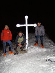 In cima con Alberto ed Enrico