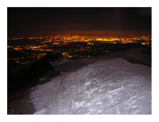 dalla crestina finale sguardo sulla pianura