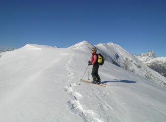 dorsale che congiunge il colle di Melle con il Birrone