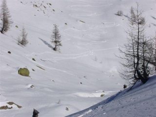 pendio centrale della gita