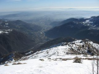 Dalla croce, vista verso valle