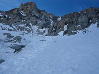 la goulotte dall'attaccco...