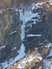 La colata dal parcheggio