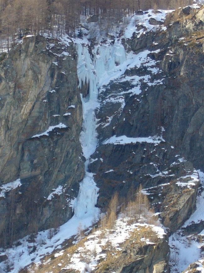 La colata dal parcheggio