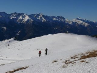 Nei pendii superiori