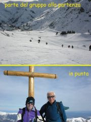 due immagini della salita