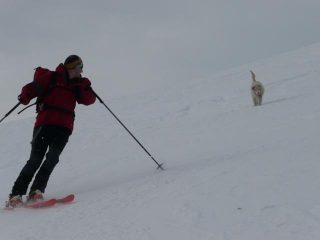 Peo e Lino in azione sotto la cima  ;-)