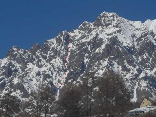 il canale visto dai pressi di Venoz