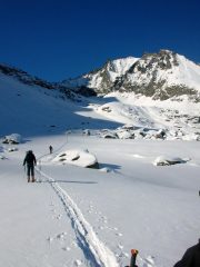 Poco oltre il Bivacco Gontier