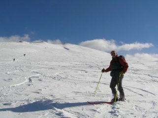 Mario alla sua prima gita davanti alla cima!