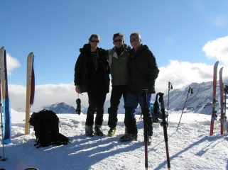 Enrico, Giordano e Marco in cima