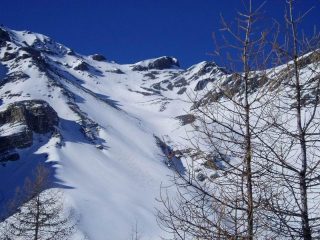 Vista del vallone della Chalanche Ronde