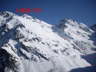 dal biv.Barbero la cima e la discesa di oggi