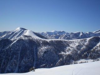 La Chajol salendo verso Rocca d'Abisso