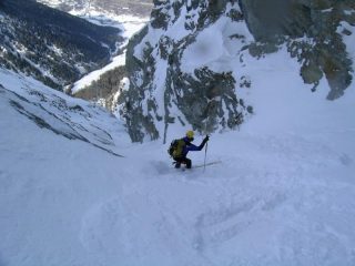 Andrea verso metà canale