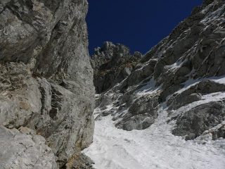 Lo splendido ambiente della Pania d'inverno