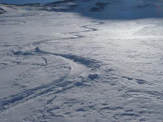 Primo tratto di discesa