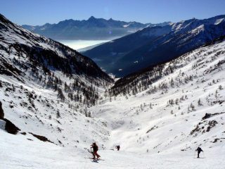 Il vallone di salita