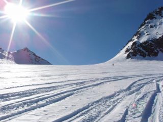 La magia del ghiacciaio del Ruitor