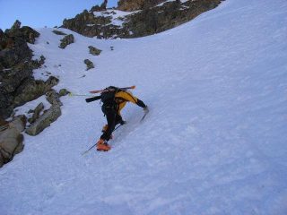 lodo cattivissimo sui pendii sommitali